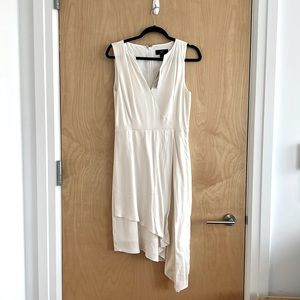NWT J Crew White Asymmetrical Hem Dress (Size 6)